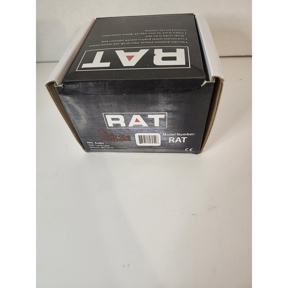 PROCO Rat 2 Distortion RAT-II RAT 2 AC-DCl Guitar Effect Pedal - Picture 2 of 5